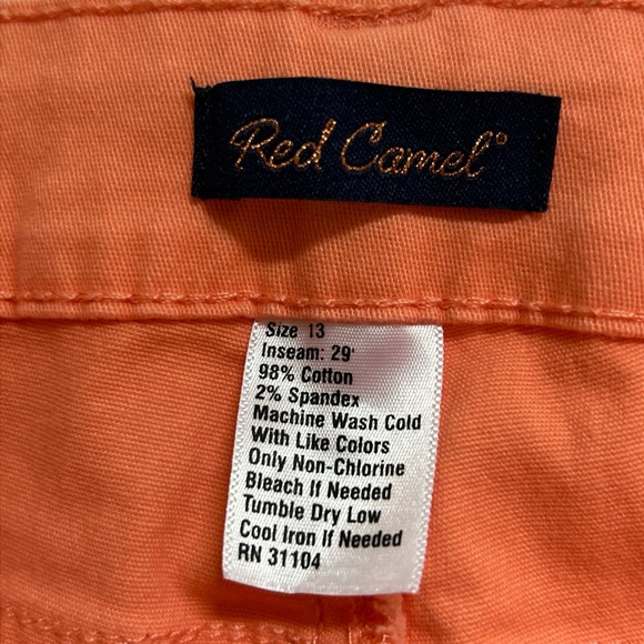 Red Camel Tropical Peach Jeans Size 13 Juniors - Picture 3 of 8